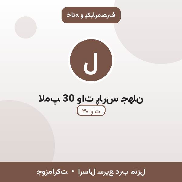 لامپ 30 وات پارس جهان
